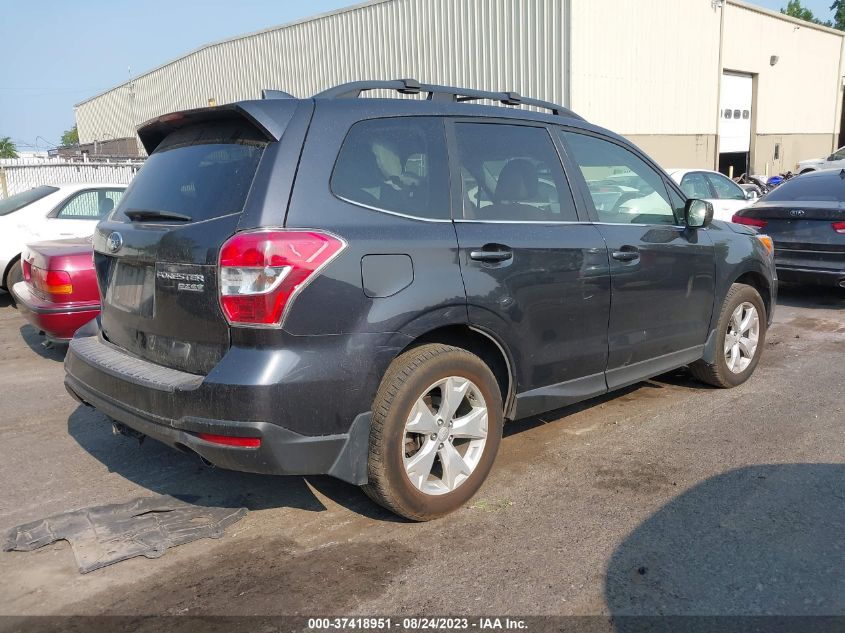 2016 SUBARU FORESTER 2.5I LIMITED - JF2SJAKC4GH545991