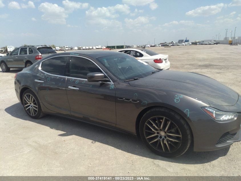 2014 MASERATI GHIBLI ZAM57XSA1E1098310