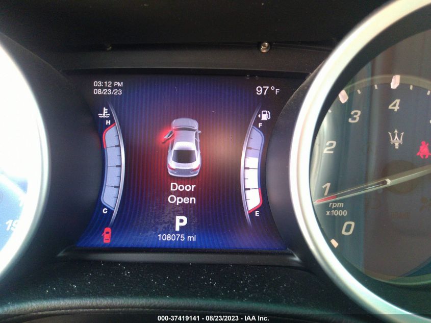 2014 MASERATI GHIBLI ZAM57XSA1E1098310
