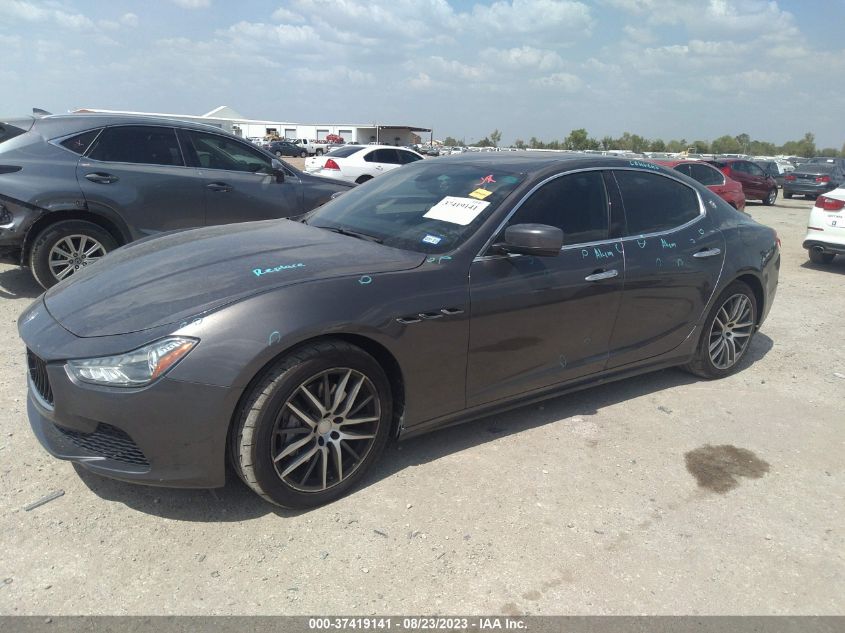 2014 MASERATI GHIBLI ZAM57XSA1E1098310