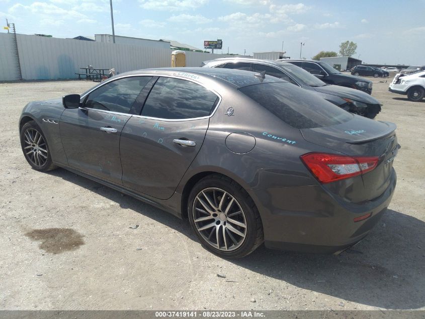 2014 MASERATI GHIBLI ZAM57XSA1E1098310