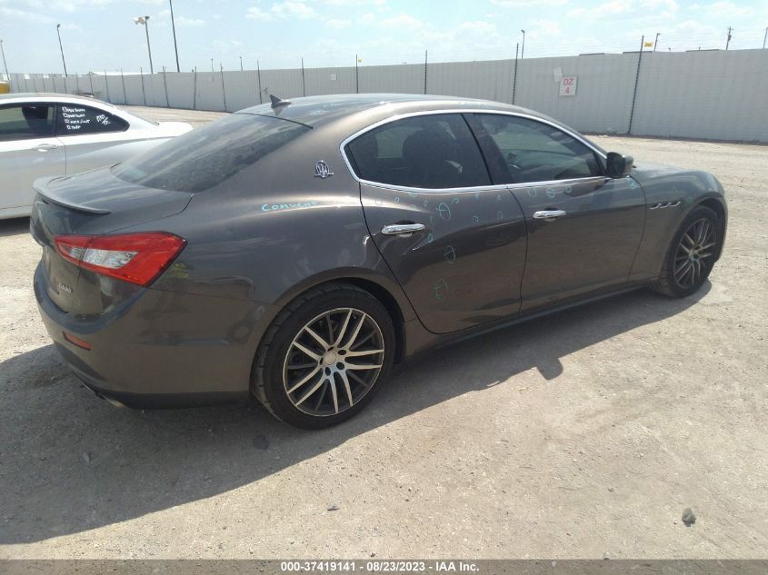 2014 MASERATI GHIBLI ZAM57XSA1E1098310