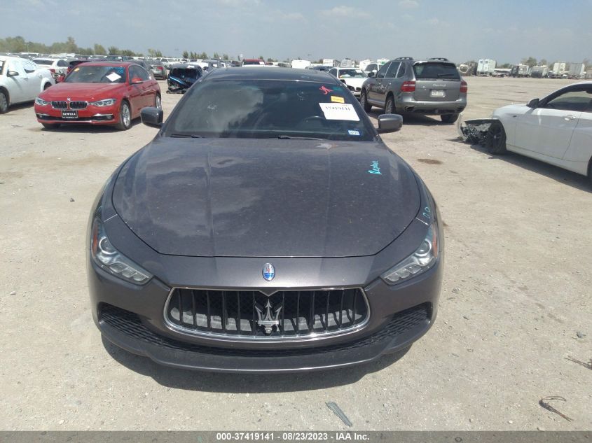 2014 MASERATI GHIBLI ZAM57XSA1E1098310