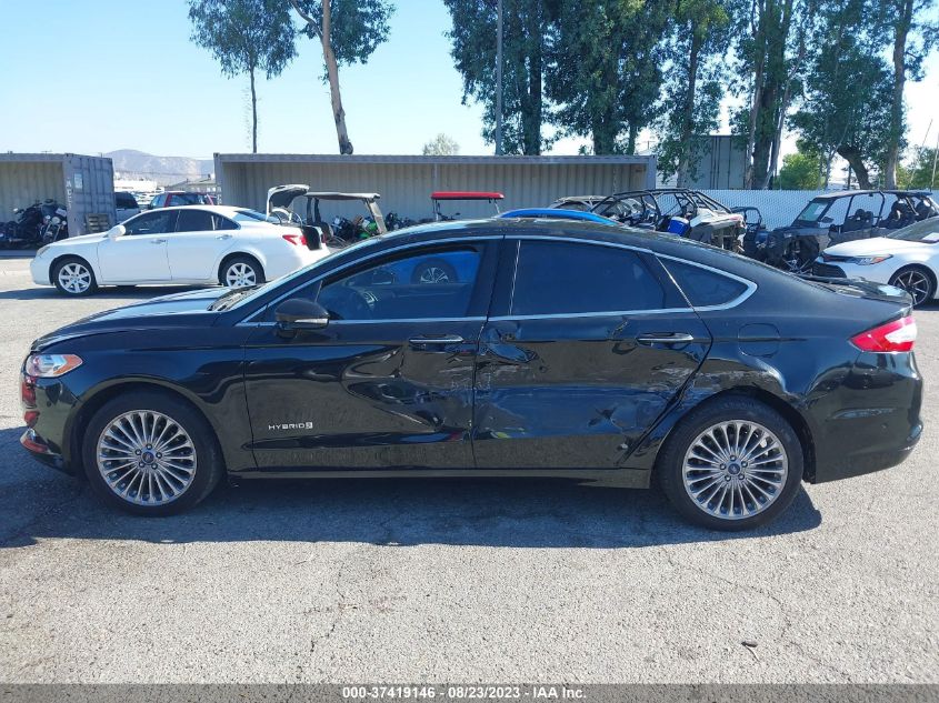 2014 FORD FUSION TITANIUM HYBRID - 3FA6P0RU1ER203004