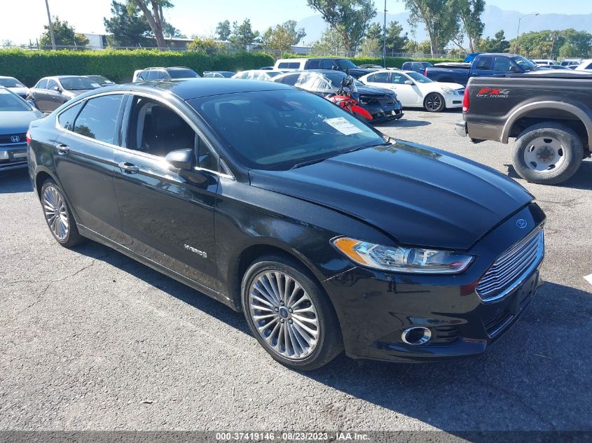 2014 FORD FUSION TITANIUM HYBRID - 3FA6P0RU1ER203004