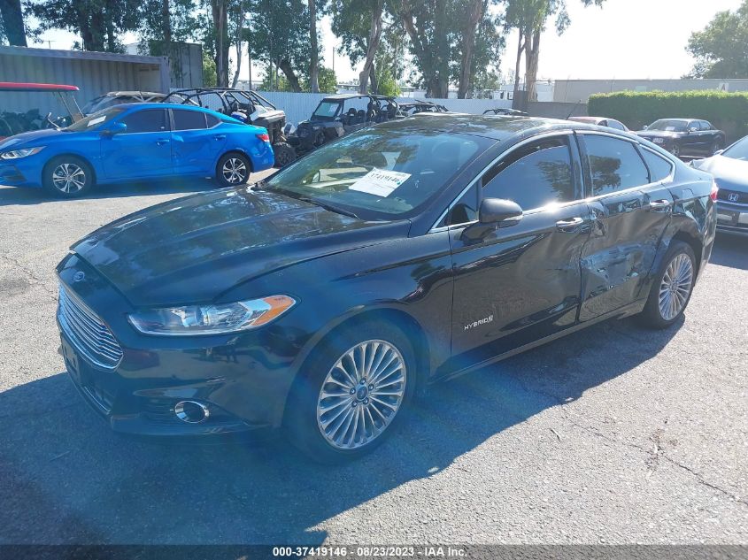 2014 FORD FUSION TITANIUM HYBRID - 3FA6P0RU1ER203004