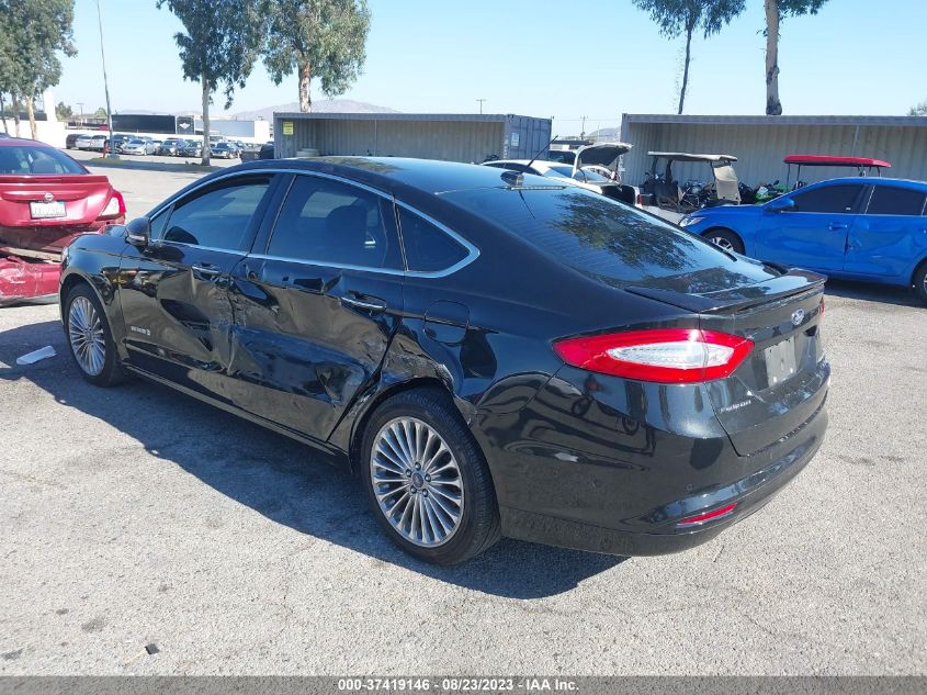 2014 FORD FUSION TITANIUM HYBRID - 3FA6P0RU1ER203004