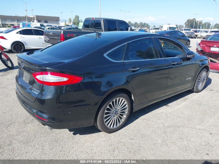 2014 FORD FUSION TITANIUM HYBRID - 3FA6P0RU1ER203004