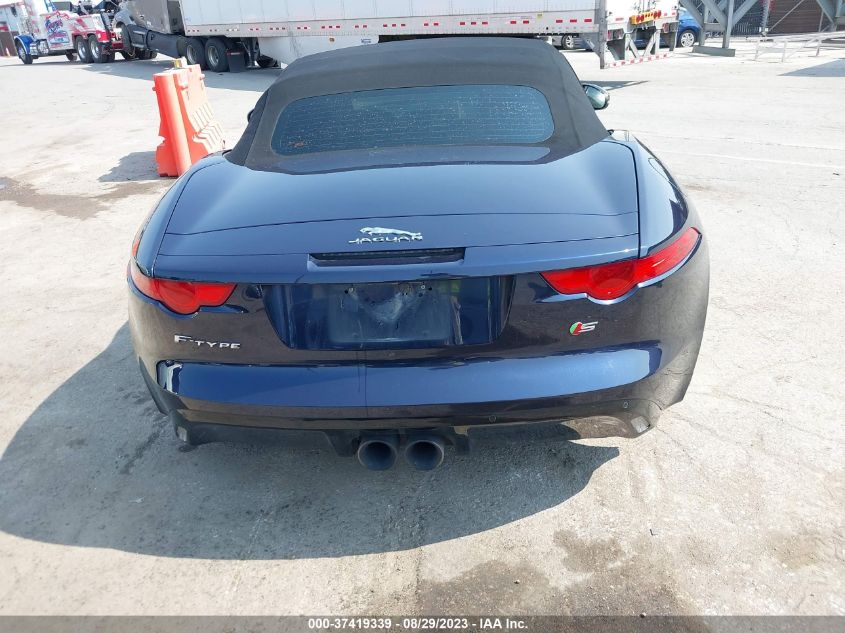 2014 JAGUAR F-TYPE V6 S SAJWA6FC3E8K07973