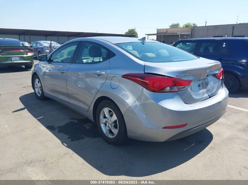 2015 HYUNDAI ELANTRA SE - 5NPDH4AE8FH557004