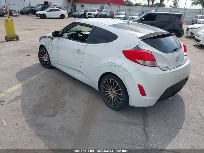 2013 HYUNDAI VELOSTER W/GRAY INT - KMHTC6AD4DU149031