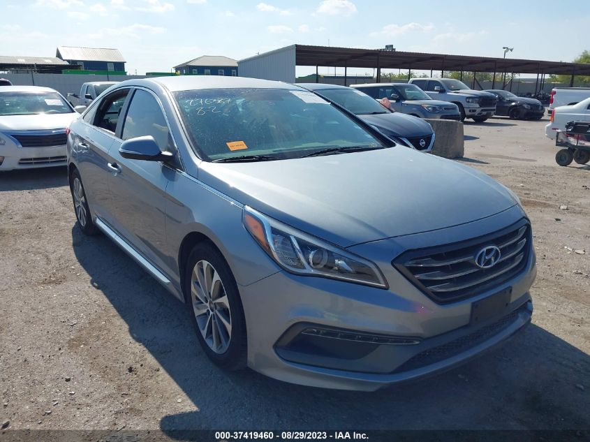 2015 HYUNDAI SONATA 2.4L SPORT - 5NPE34AF8FH023786