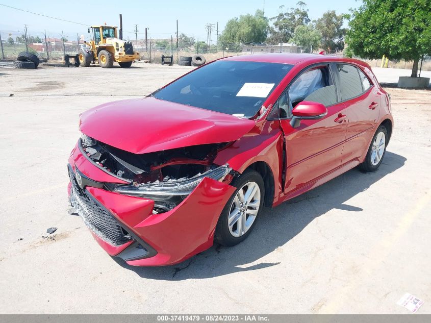 2020 TOYOTA COROLLA HATCHBACK SE JTND4RBE4L3085698