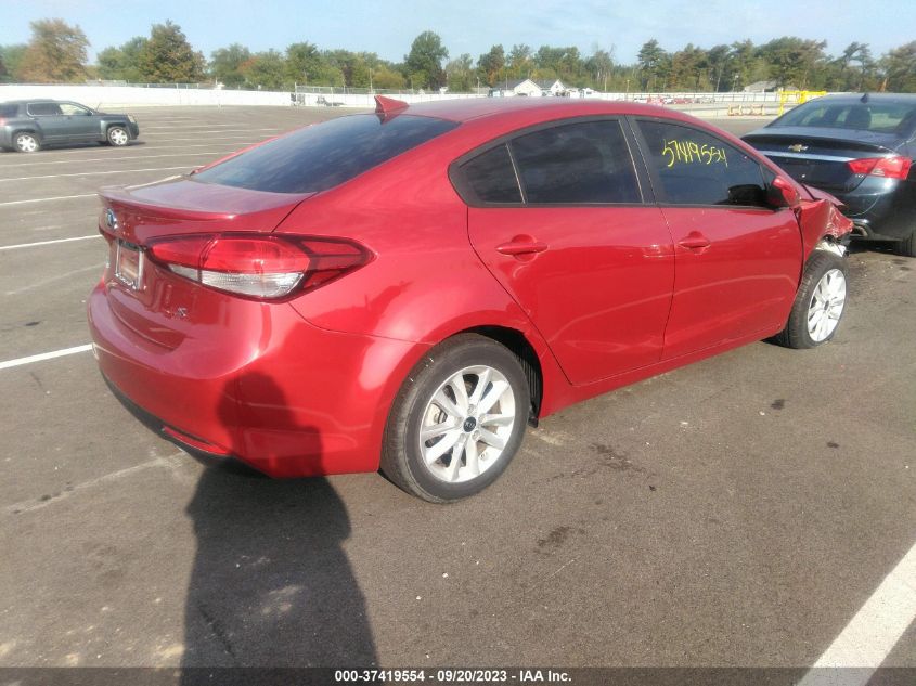 2017 KIA FORTE S - 3KPFL4A75HE027041