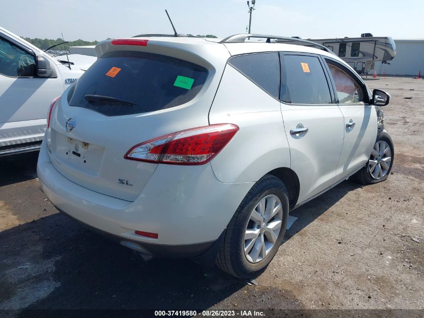 2013 NISSAN MURANO S/SL/LE - JN8AZ1MU4DW208564
