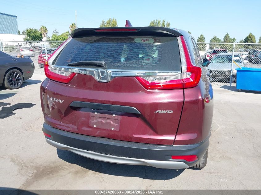 2019 HONDA CR-V LX - 5J6RW6H37KL000936