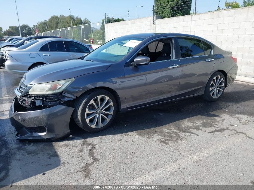 2014 HONDA ACCORD SEDAN SPORT - 1HGCR2F54EA233996