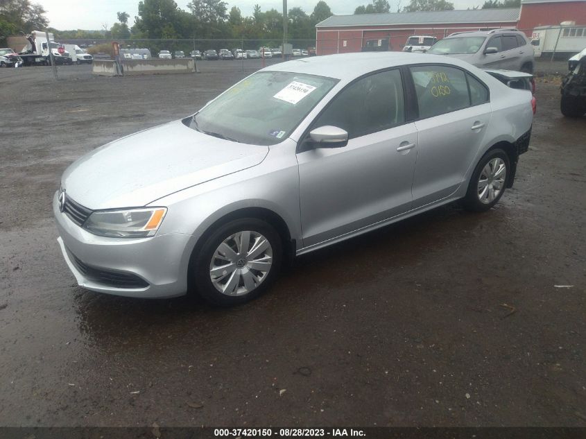 2014 VOLKSWAGEN JETTA SEDAN SE - 3VWD17AJXEM215644