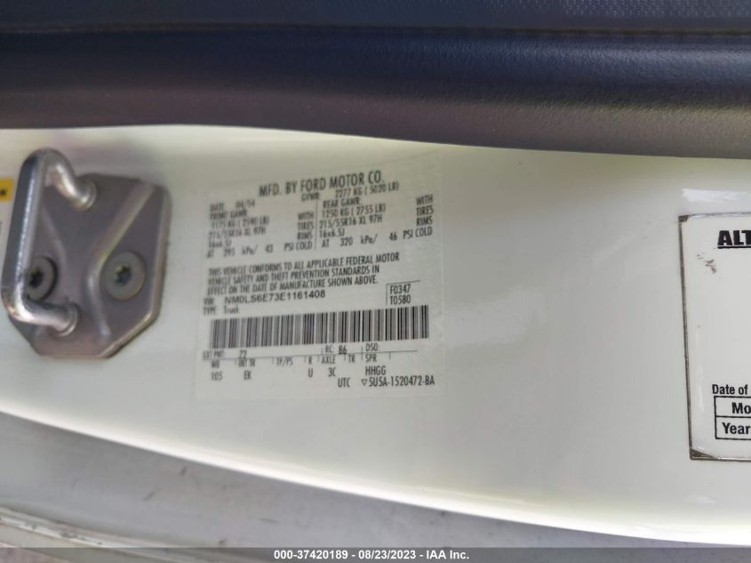 2014 FORD TRANSIT CONNECT XL - NM0LS6E73E1161408
