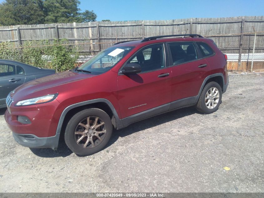 2015 JEEP CHEROKEE SPORT - 1C4PJLAB0FW596861