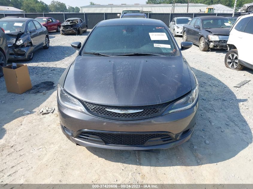 2015 CHRYSLER 200 S - 1C3CCCBB3FN712085