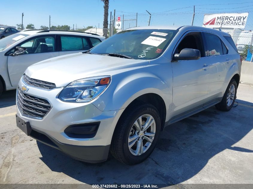 2016 CHEVROLET EQUINOX LS - 1GNALBEK3GZ102651