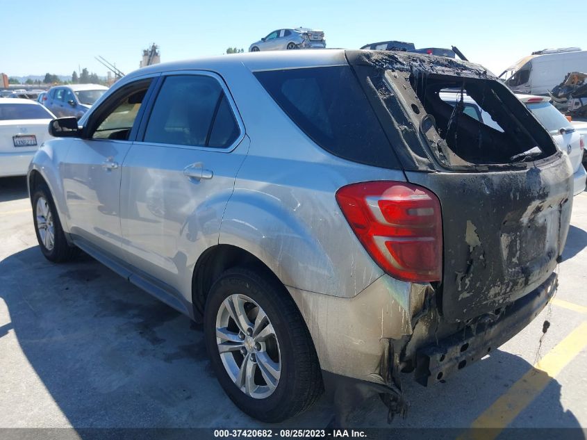 2016 CHEVROLET EQUINOX LS - 1GNALBEK3GZ102651