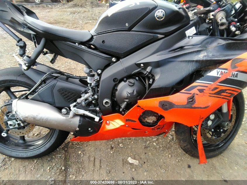 2020 YAMAHA YZFR6 JYARJ28E8LA006414