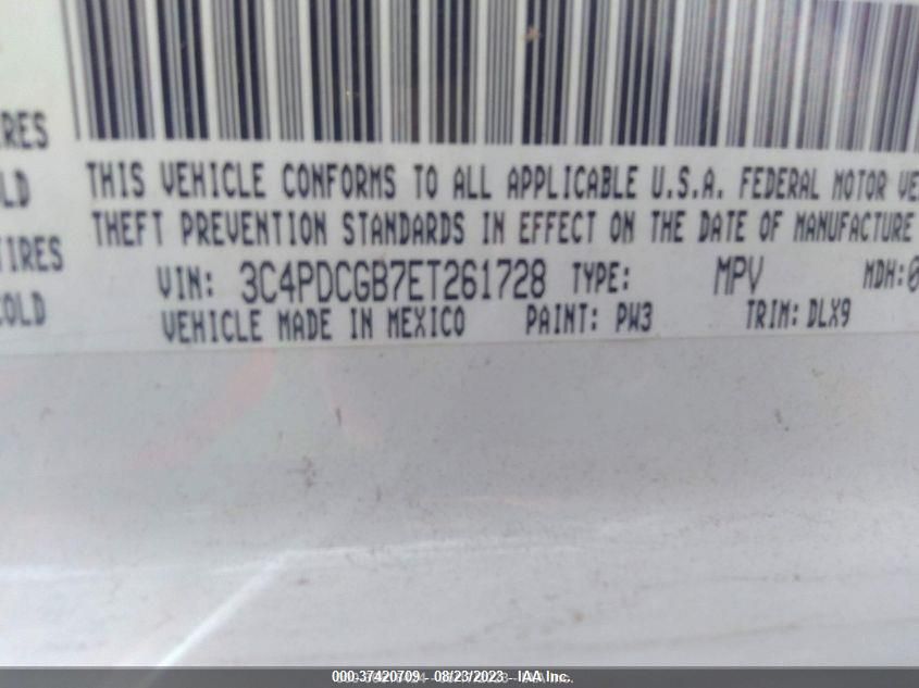 2014 DODGE JOURNEY CROSSROAD - 3C4PDCGB7ET261728