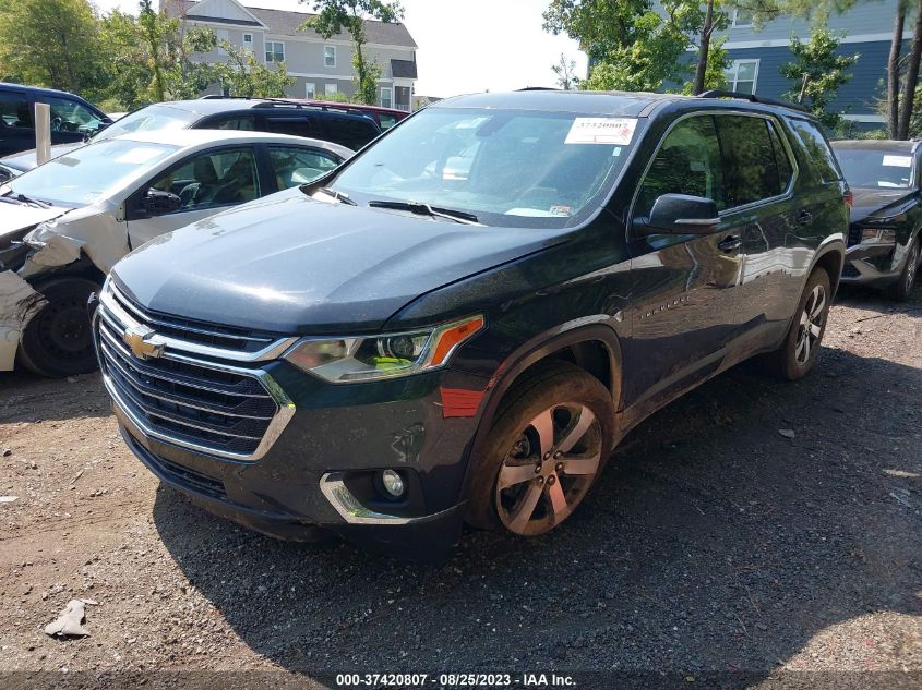 2021 CHEVROLET TRAVERSE LT - 1GNEVHKWXMJ215674