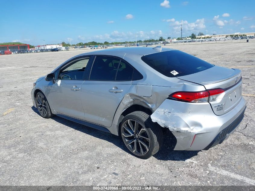 2020 TOYOTA COROLLA SE/NIGHT SHADE - JTDS4RCE6LJ039232