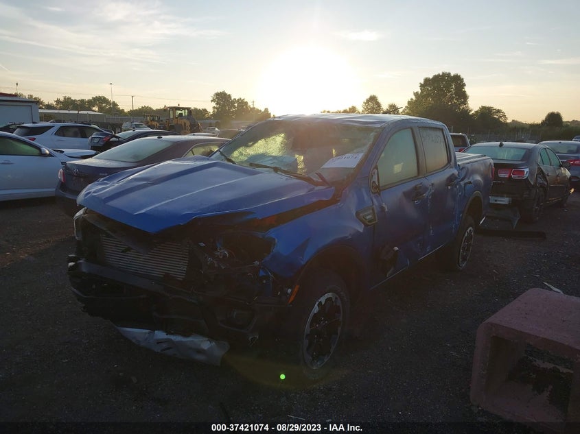 VIN 1FTER4FH7MLD70107 2021 FORD RANGER XL/XLT/LARIAT