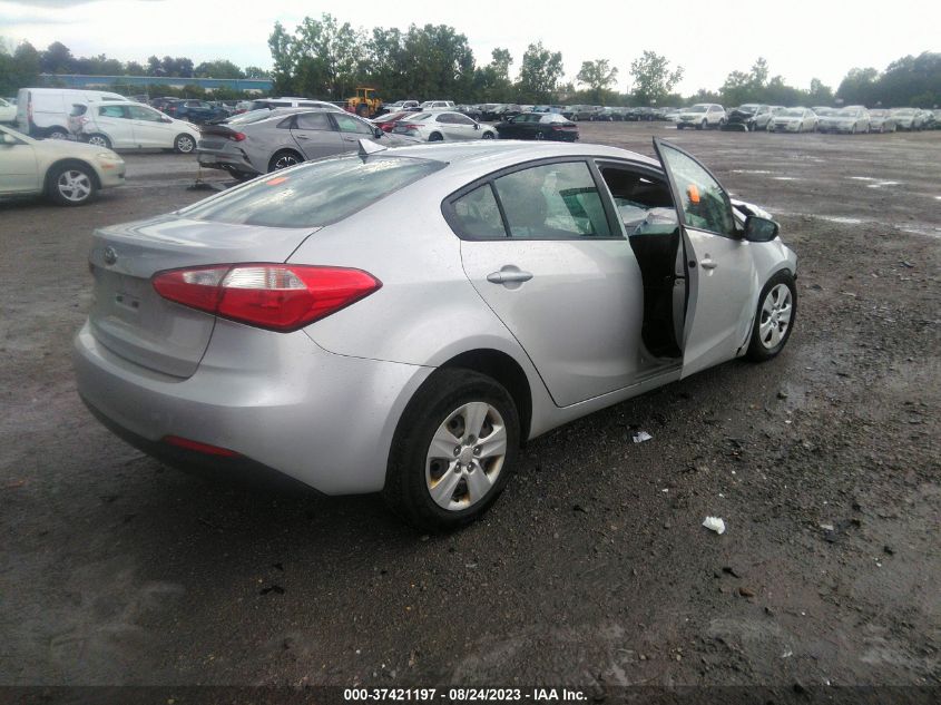 2016 KIA FORTE LX - KNAFK4A66G5561800