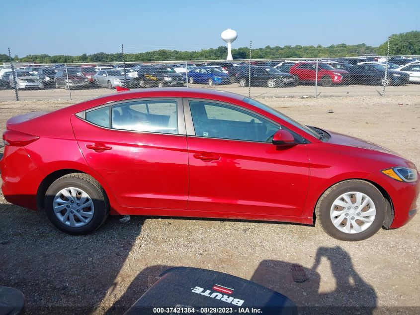 2017 HYUNDAI ELANTRA SE - 5NPD74LF6HH143277