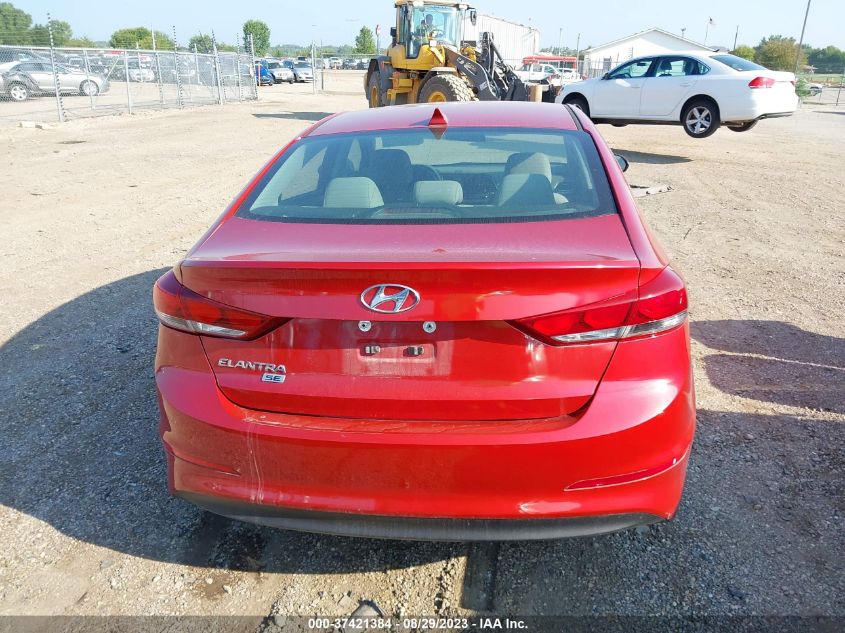 2017 HYUNDAI ELANTRA SE - 5NPD74LF6HH143277