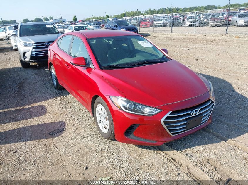 2017 HYUNDAI ELANTRA SE - 5NPD74LF6HH143277