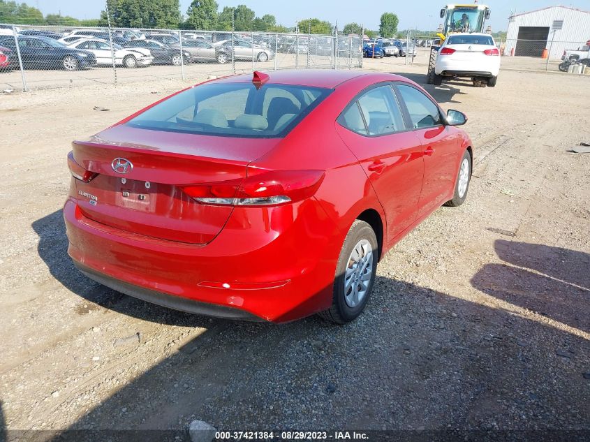 2017 HYUNDAI ELANTRA SE - 5NPD74LF6HH143277