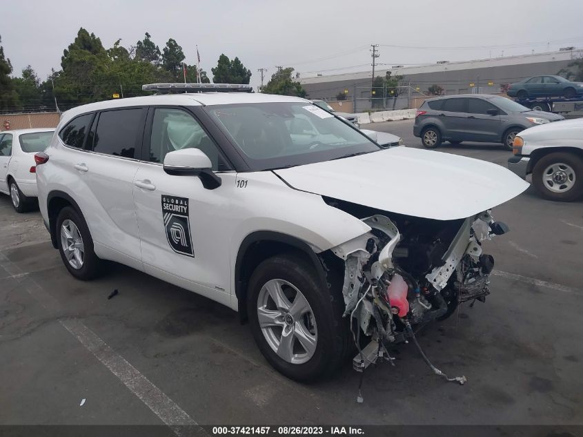 2023 TOYOTA HIGHLANDER HYBRID LE - 5TDBBRCH1PS579029