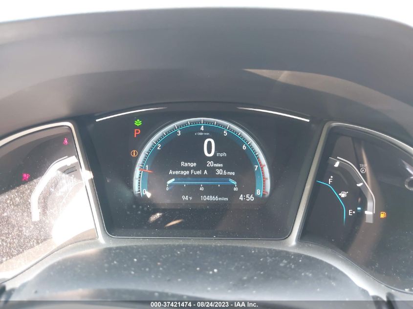 2018 HONDA CIVIC SEDAN EX - 19XFC2F70JE204310