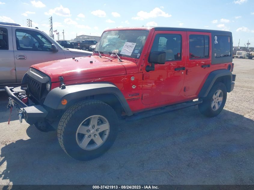2016 JEEP WRANGLER UNLIMITED SPORT - 1C4BJWDG6GL160294