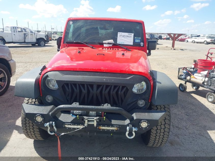 2016 JEEP WRANGLER UNLIMITED SPORT - 1C4BJWDG6GL160294