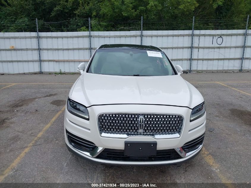 2019 LINCOLN NAUTILUS RESERVE - 2LMPJ8L90KBL17816