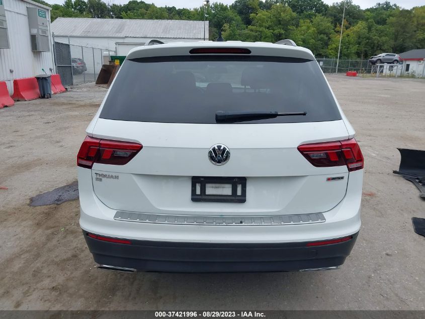 2019 VOLKSWAGEN TIGUAN SE/SEL/SEL R-LINE JET-BLA - 3VV2B7AX4KM053213