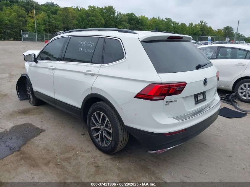 2019 VOLKSWAGEN TIGUAN SE/SEL/SEL R-LINE JET-BLA - 3VV2B7AX4KM053213