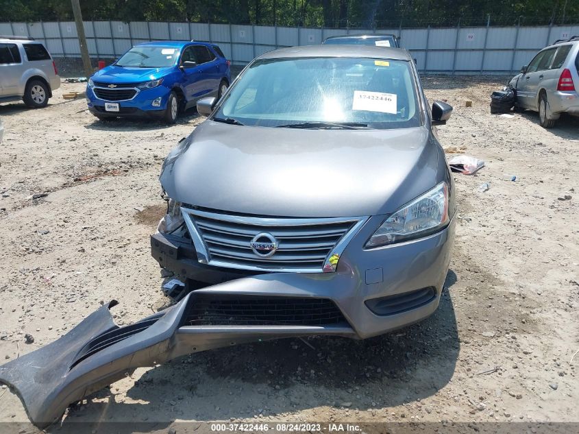 2015 NISSAN SENTRA S - 3N1AB7AP3FY372761