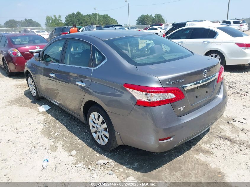 2015 NISSAN SENTRA S - 3N1AB7AP3FY372761