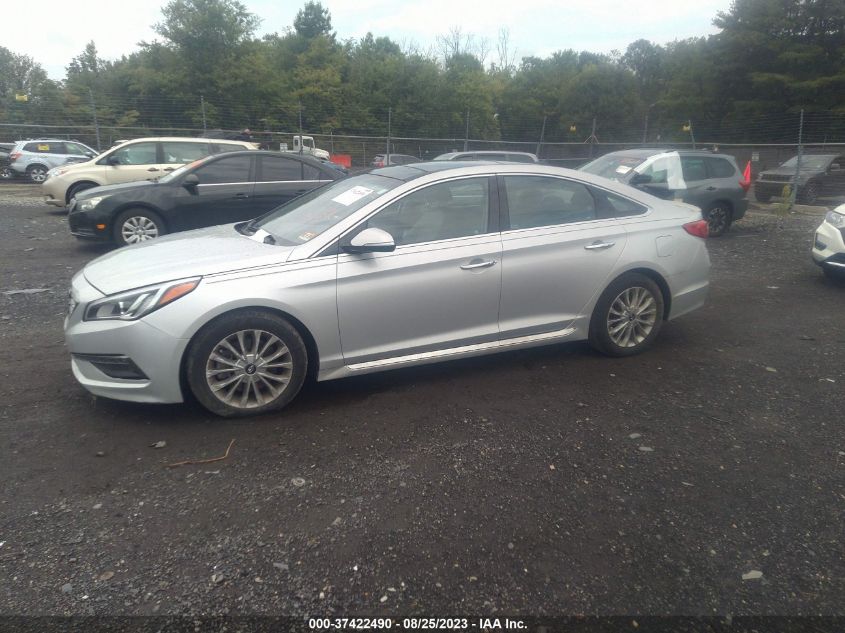 2015 HYUNDAI SONATA 2.4L LIMITED - 5NPE34AF5FH092371