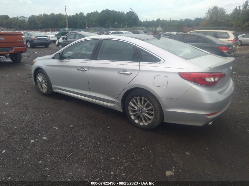 2015 HYUNDAI SONATA 2.4L LIMITED - 5NPE34AF5FH092371