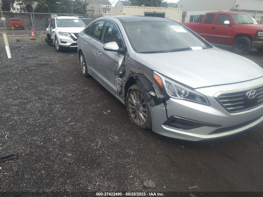 2015 HYUNDAI SONATA 2.4L LIMITED - 5NPE34AF5FH092371