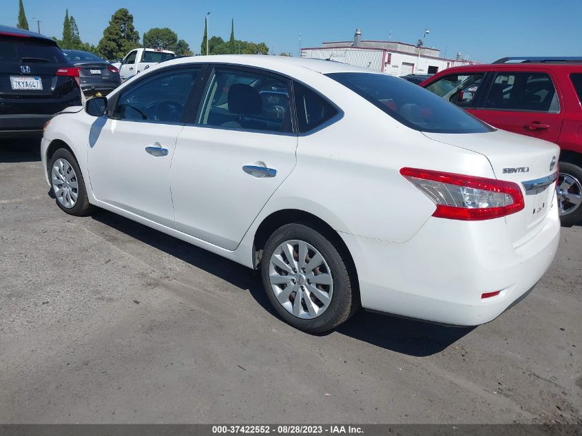 2013 NISSAN SENTRA SV - 3N1AB7AP3DL774886